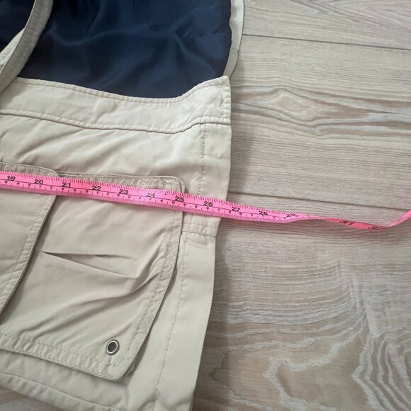 🤎!Tommy Hilfiger Lightweight Belted Jacket Sz M tan khaki utility jacket 🤎 - Picture 10 of 14